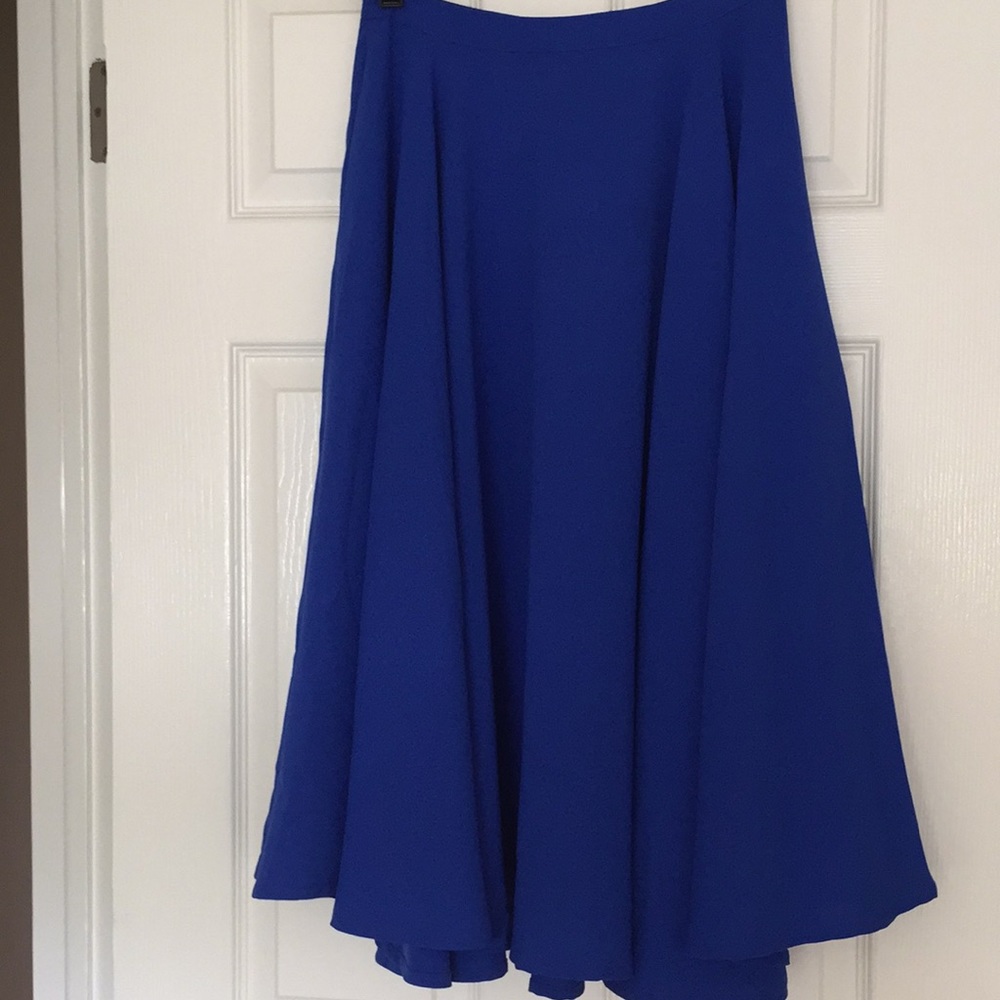 Beautiful blue a-line skirt XS